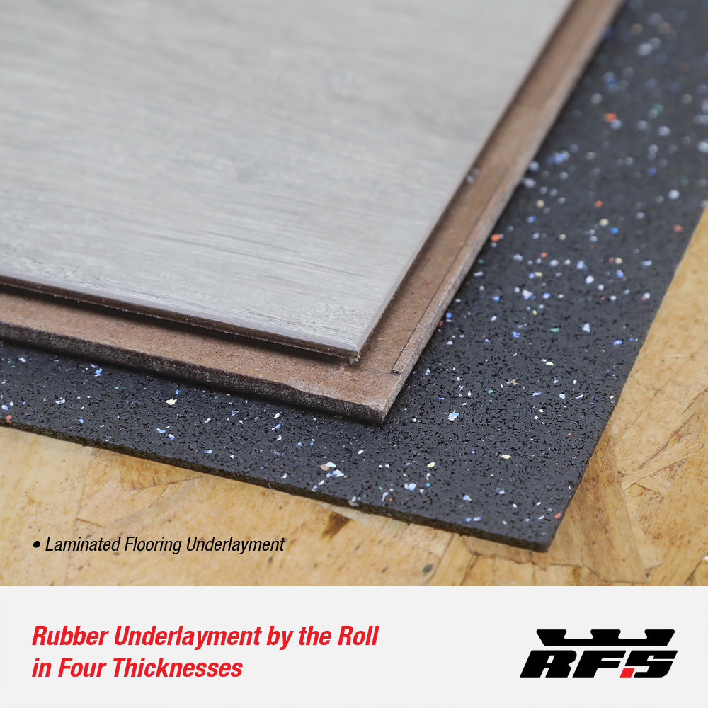 Underlayment under laminated flooring