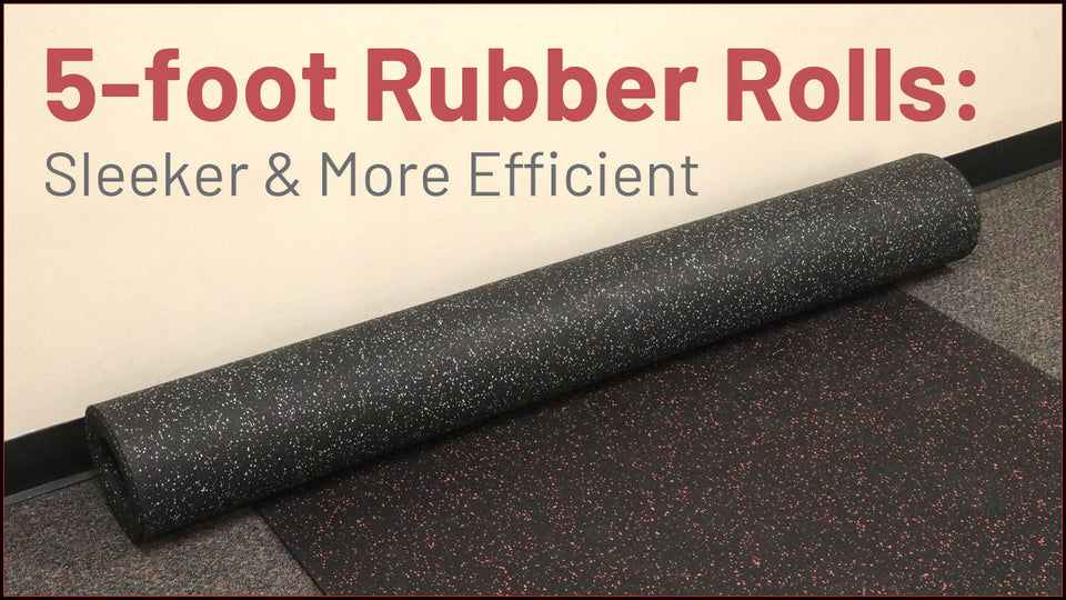 5' Rubber Rolls: Sleeker & More Efficient Option