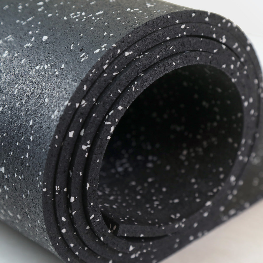 Blue/Gray Rubber Gym Roll