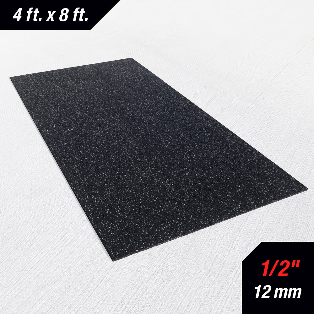 1/2" (12mm) Rubber Mats - 4' x 8'
