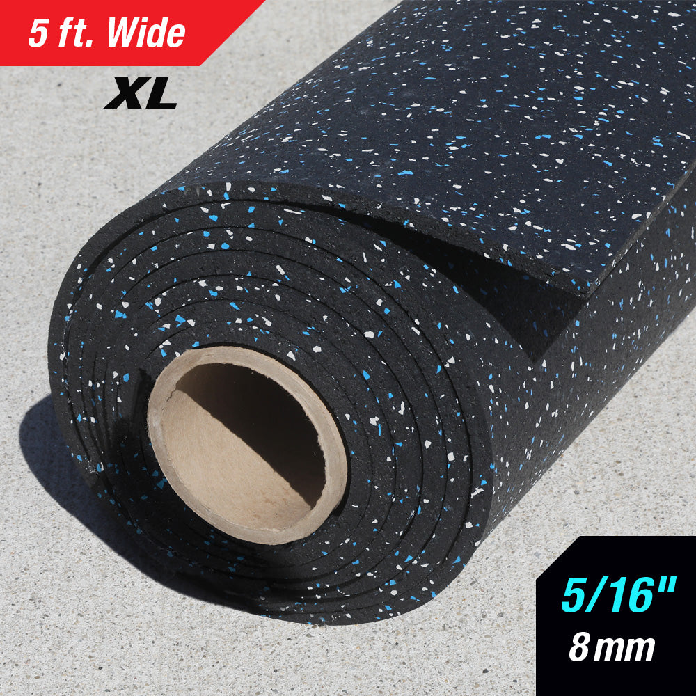 5/16" (8mm) XL Rubber Rolls - 5' wide
