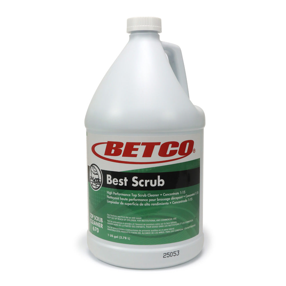 BETCO Best Scrub cleaning solution container on a white background