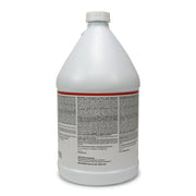 White bottle with a label on a white background