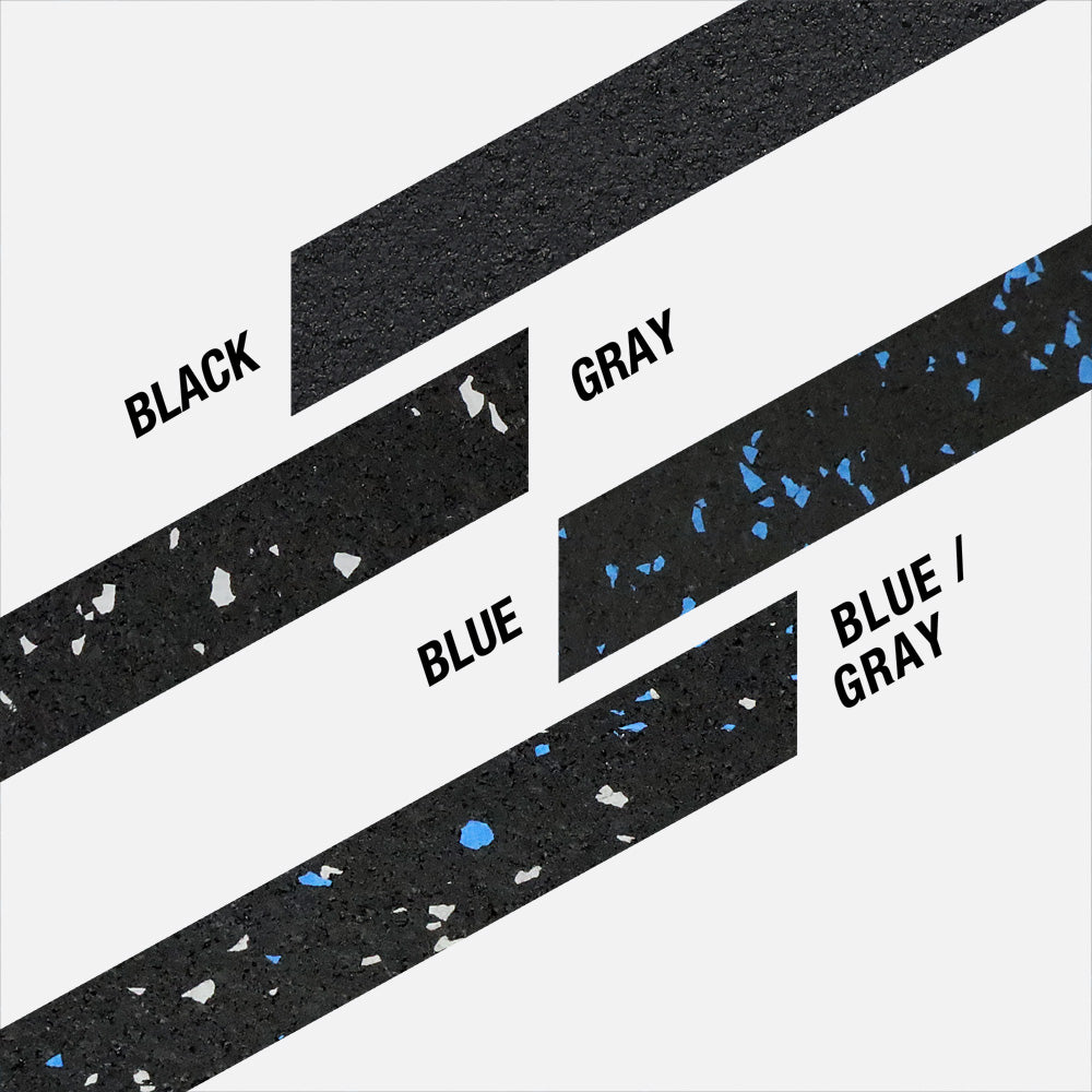 1/2" (12mm) Rubber Tiles - 18" x 18"