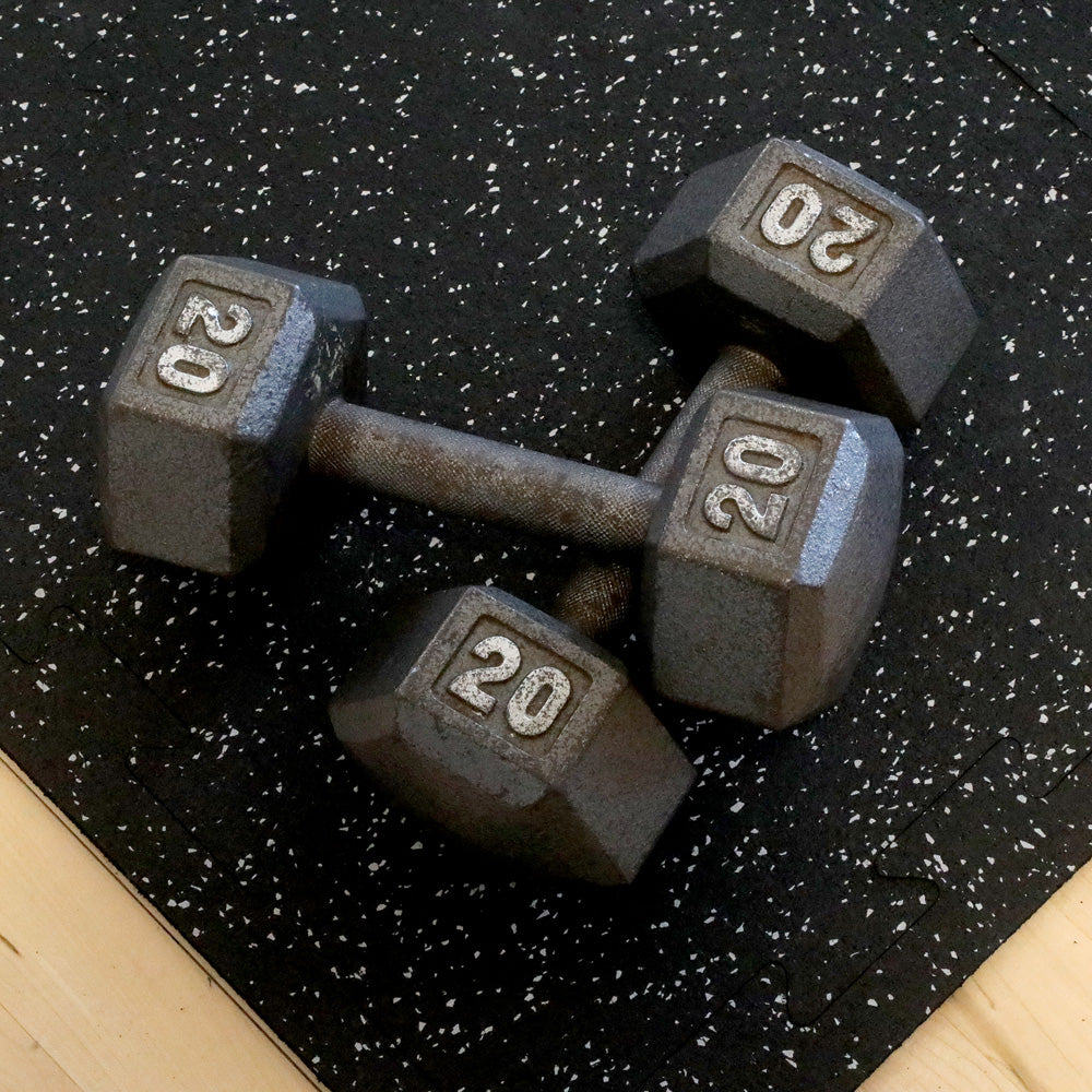 3/8" (9mm) Rubber Tiles - 18" x 18"